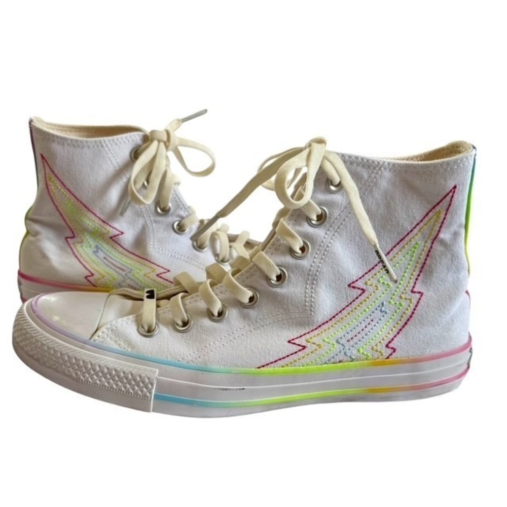 Converse‎ Chuck Taylor All Star High Pride Womens 9/Mens 7 Rainbow Lightening